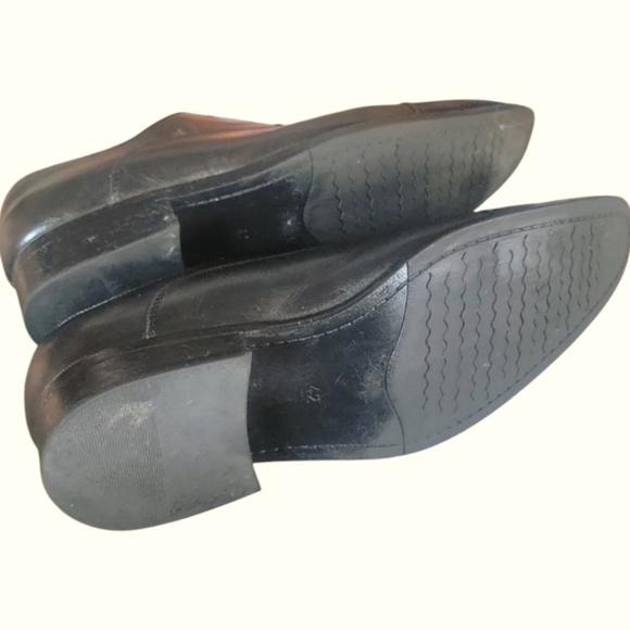 Desai Men's Classic Black Leather Handmade Dress Cap Toes Oxford Shoes Sz 42 - Picture 7 of 10